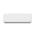 Minimalist white rectangular object with smooth edges and subtle shadow Royalty Free Stock Photo