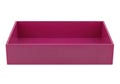 A pink rectangular box on a white background Royalty Free Stock Photo