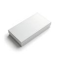 A sleek modern rectangular foam or cushion resting on a plain surface Royalty Free Stock Photo