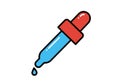Eye dropper clipart Royalty Free Stock Photo