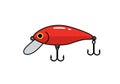 Fish lure clipart Royalty Free Stock Photo
