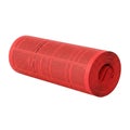 Rolled red microfiber cloth ready for use Royalty Free Stock Photo