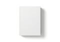 A pristine white rectangular block standing upright against a plain background Royalty Free Stock Photo