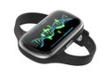 Smartwatch displaying dna helix Royalty Free Stock Photo