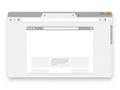A modern web browser interface with multiple tabs and a search bar displayed on a desktop screen Royalty Free Stock Photo