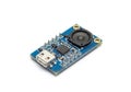 Compact electronic module with buzzer and micro usb port for embedded systems applications Royalty Free Stock Photo