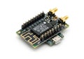 Compact development board with bluetooth and multiple connectivity interfaces visible Royalty Free Stock Photo