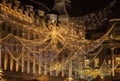 Christmas in London, England, the UK - angels in Regent Street. Royalty Free Stock Photo