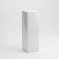A tall, rectangular, white box standing upright against a plain background Royalty Free Stock Photo