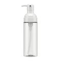 Clear plastic pump bottle for liquid soap or hand sanitizer Royalty Free Stock Photo