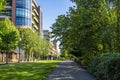 The river walk in Corvallis, Oregon