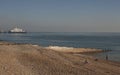 Eastbourne, East Sussex, England - pier, beach, sea.