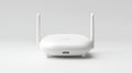 White Wireless Router Device Royalty Free Stock Photo