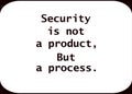 About security quotes in black color words