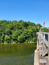 Side of the Menesetung Bridge Royalty Free Stock Photo