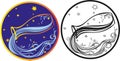 Image of the sign of the zodiac - aquarius