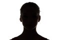 Image of silhouette teenage girl