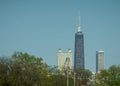 Image of Sky Scrappers in Chicago Royalty Free Stock Photo