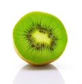 Image of sliced kiwi isolated on white Royalty Free Stock Photo