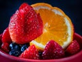 Image of a small bowl of fruit.