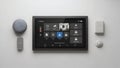 Smart Home Control Panel Automation System, Security, IoT Royalty Free Stock Photo