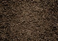 Image of soil texture. Overhead view. Vector illustration nature background.