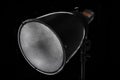 Speedlite and reflector Royalty Free Stock Photo