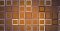 Image of squares moving over orange background