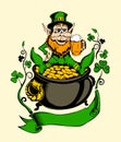 It is image of St. Patrick Royalty Free Stock Photo