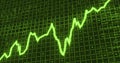 Image of stagflation text over data processing