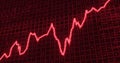 Image of stagflation text over data processing