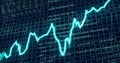 Image of stagflation text over data processing
