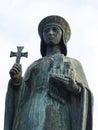 GuimarÃÂ£es, Portugal - 25 February 2017: Statue of Countess Mumadona Dias