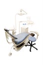 Stomatologic chair isolated Royalty Free Stock Photo