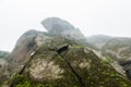 Image of stone in Andes mountain in Lima Peru. Nature, trekking time.