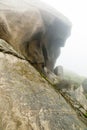 Image of stone in Andes mountain in Lima Peru. Nature, trekking time.