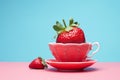 Strawberry delicious tea party Photo, Cottagecore simple living