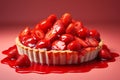 Strawberry pie Photo, Cottagecore simple living