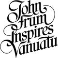 John Frum Inspires Vanuatu Logo Royalty Free Stock Photo