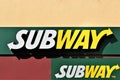 An image of a Subway logo - Bielefeld/Germany - 09/16/2017