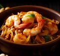 Shrimp Scampi Delight Royalty Free Stock Photo