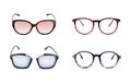 Image of sunglasse and frame eyeglasse Royalty Free Stock Photo