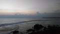 Sunset at galle fort in the evening Royalty Free Stock Photo