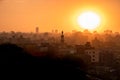 sunset scenery at Cairo Egypt Royalty Free Stock Photo