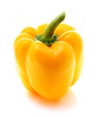 Image of sweet yellow pepper isolated