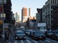 Image taken in Canal Street with the Confucius Plaza apartments in the far distance. Royalty Free Stock Photo