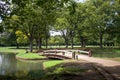 Japan Tokyo Public Park Bridge Royalty Free Stock Photo