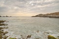 San bartolo, lima, peru. resort, huts and ocean