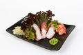 Image of tasty sashimi with ostopus Royalty Free Stock Photo