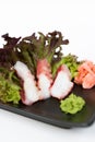 Image of tasty sashimi with ostopus Royalty Free Stock Photo